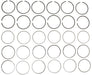 Engine Piston Ring Set MAHLE Clevite 41221.020
