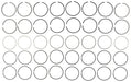 Engine Piston Ring Set MAHLE Clevite 41226.020