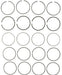 Engine Piston Ring Set MAHLE Clevite 41240CP.040