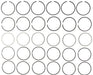 Engine Piston Ring Set MAHLE Clevite 41245CP.020