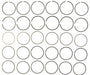 Engine Piston Ring Set MAHLE Clevite 41284CP