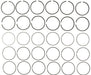 Engine Piston Ring Set MAHLE Clevite 41413CP