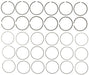 Engine Piston Ring Set MAHLE Clevite 41458CP