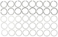 Engine Piston Ring Set MAHLE Clevite 41476CP.030