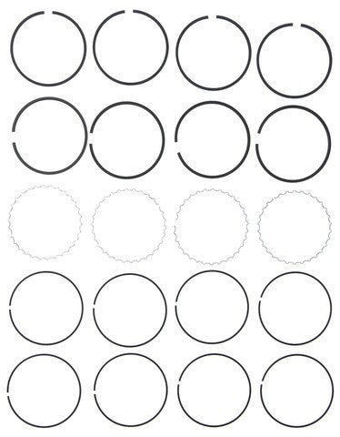 Engine Piston Ring Set MAHLE Clevite 41482CP
