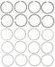 Engine Piston Ring Set MAHLE Clevite 41510CP.030