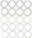 Engine Piston Ring Set MAHLE Clevite 41554CP