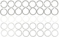 Engine Piston Ring Set MAHLE Clevite 41556.020