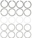 Engine Piston Ring Set MAHLE Clevite 41585.020