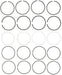 Engine Piston Ring Set MAHLE Clevite 41592CP