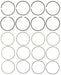 Engine Piston Ring Set MAHLE Clevite 41599.040