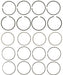 Engine Piston Ring Set MAHLE Clevite 41607.040
