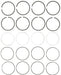 Engine Piston Ring Set MAHLE Clevite 41612.040