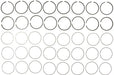 Engine Piston Ring Set MAHLE Clevite 41617