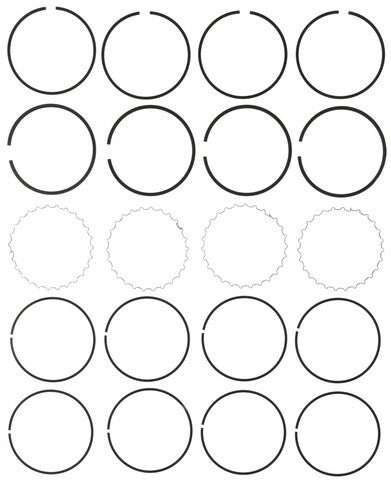 Engine Piston Ring Set MAHLE Clevite 41618.020