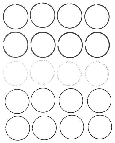 Engine Piston Ring Set MAHLE Clevite 41622CP
