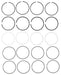 Engine Piston Ring Set MAHLE Clevite 41622CP