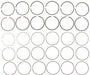 Engine Piston Ring Set MAHLE Clevite 41683
