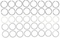 Engine Piston Ring Set MAHLE Clevite 41699