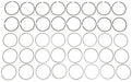 Engine Piston Ring Set MAHLE Clevite 41699.030