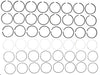 Engine Piston Ring Set MAHLE Clevite 41706
