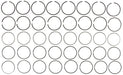 Engine Piston Ring Set MAHLE Clevite 41706.040