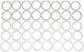 Engine Piston Ring Set MAHLE Clevite 41716.040
