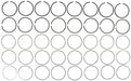 Engine Piston Ring Set MAHLE Clevite 41716.060