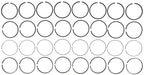 Engine Piston Ring Set MAHLE Clevite 41718.030