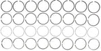 Engine Piston Ring Set MAHLE Clevite 41718.040