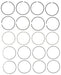 Engine Piston Ring Set MAHLE Clevite 41726