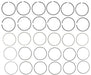 Engine Piston Ring Set MAHLE Clevite 41731