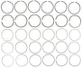 Engine Piston Ring Set MAHLE Clevite 41732CP.030