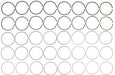 Engine Piston Ring Set MAHLE Clevite 41787CP