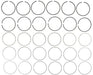 Engine Piston Ring Set MAHLE Clevite 41847CP.030