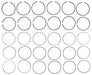 Engine Piston Ring Set MAHLE Clevite 41855CP