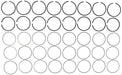 Engine Piston Ring Set MAHLE Clevite 41902CP.030