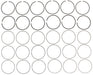 Engine Piston Ring Set MAHLE Clevite 41906CP