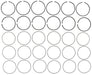 Engine Piston Ring Set MAHLE Clevite 41907CP