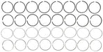 Engine Piston Ring Set MAHLE Clevite 41909.020