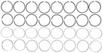 Engine Piston Ring Set MAHLE Clevite 41909.030