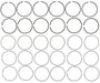 Engine Piston Ring Set MAHLE Clevite 41912CP.020