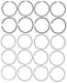 Engine Piston Ring Set MAHLE Clevite 41925CP.040