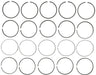 Engine Piston Ring Set MAHLE Clevite 41932.020