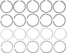 Engine Piston Ring Set MAHLE Clevite 41932.030
