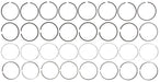 Engine Piston Ring Set MAHLE Clevite 41940