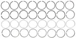 Engine Piston Ring Set MAHLE Clevite 41940.030