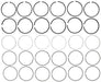 Engine Piston Ring Set MAHLE Clevite 42001CP.030