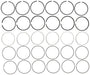 Engine Piston Ring Set MAHLE Clevite 42001CP.040