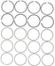 Engine Piston Ring Set MAHLE Clevite 42077CP